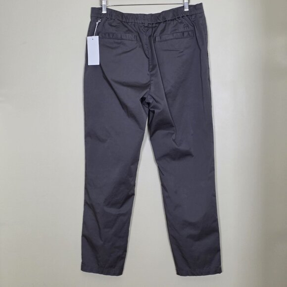 Hudson North Womens Pants L Gray High Waist Straigh Leg Stretch Office Classic - Picture 2 of 16